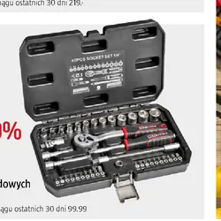 Zestaw kluczy nasadowych 40 el. 1/4"