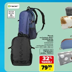 Plecak na laptopa 15,6" PACKER BK/BL