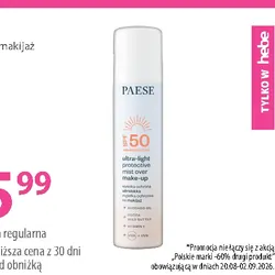 PAESE mgiełka na makijaż z SPF50