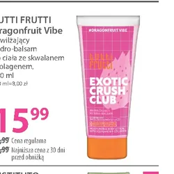 TUTTI FRUTTI Dragonfruit Vibe nawilżający hydro-balsam