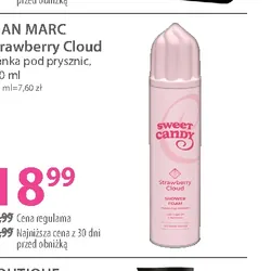 JEAN MARC Strawberry Cloud pianka pod prysznic