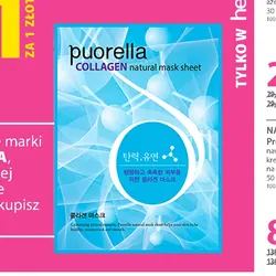 Puorella Collagen natural mask sheet