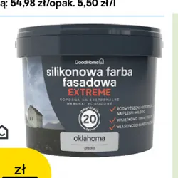 Silikonowa farba fasadowa GoodHome Extreme 10 l
