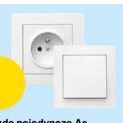 Łącznik lub gniazdo pojedyncze As