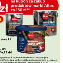 Impregnat Altax Jedna Warstwa 9 l