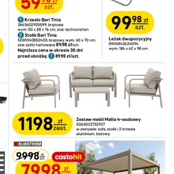 Zestaw mebli Mallia 4-osobowy