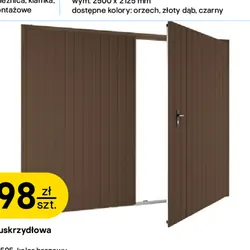 Brama dwuskrzydłowa RAL 8014