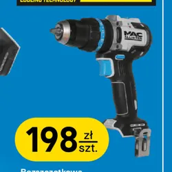 Bezszczotkowa wiertarkowkrętarka udarowa 18 V