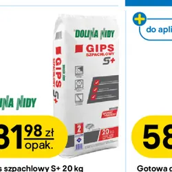 Gips szpachlowy S+ 20 kg