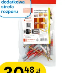 Kołki uniwersalne DuoPower z wkrętami 20 szt.