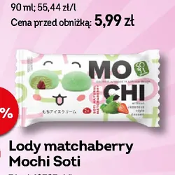 Lody matchaberry Mochi Soti