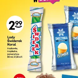Lody Świderek Koral