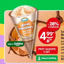 Lody Rożek koktajlowy Koral