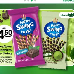Rurki waflowe z nadzieniem Happy Swing