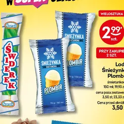 Lody Śnieżynka Plombir