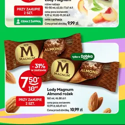 Lody Magnum Almond rożek