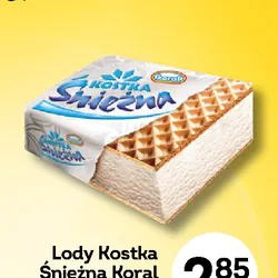 Lody Kostka Śnieżna Koral