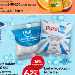 Lód w kostkach Pure Ice lub Ice Planet