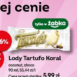 Lody Tartufo Koral
