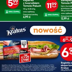 Bagietka z szynką eksportową Krakus