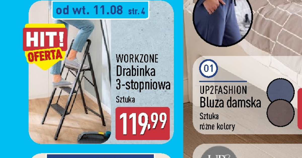 Mega okazja w Aldi: drabinka 3-stopniowa tylko za 119,99 zł — lepsza niż się wydaje!