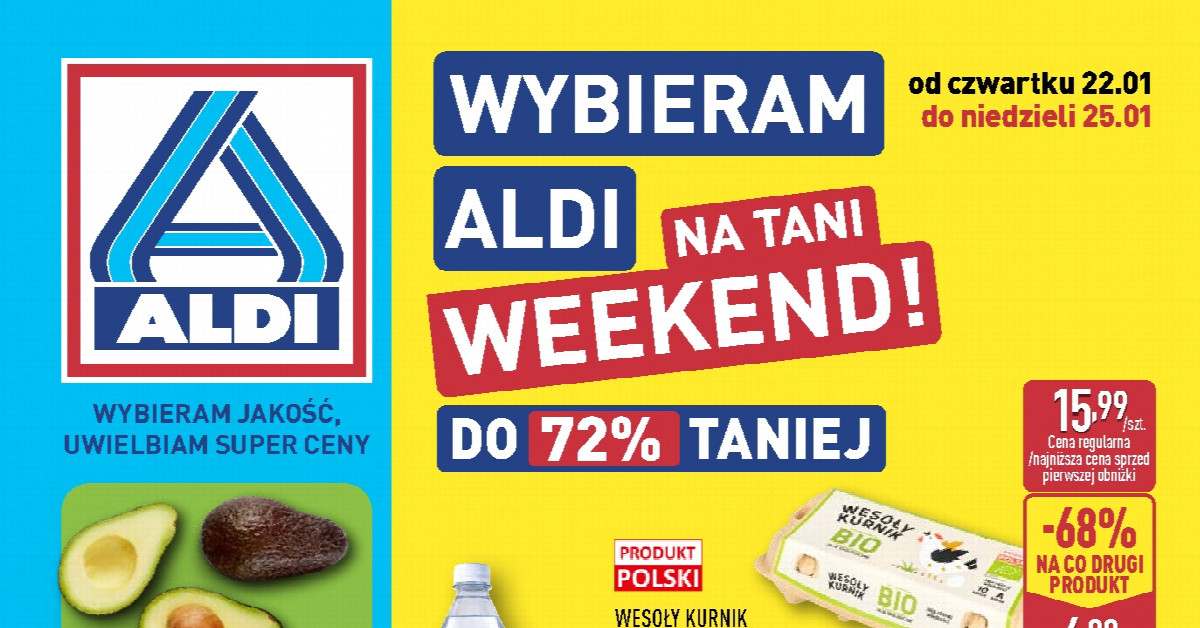 Ziemniaki za 0,99 zł — zrób zapasy! Najlepsza oferta tygodnia w Aldi