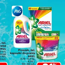 Proszek, żel, kapsułki do prania ARIEL