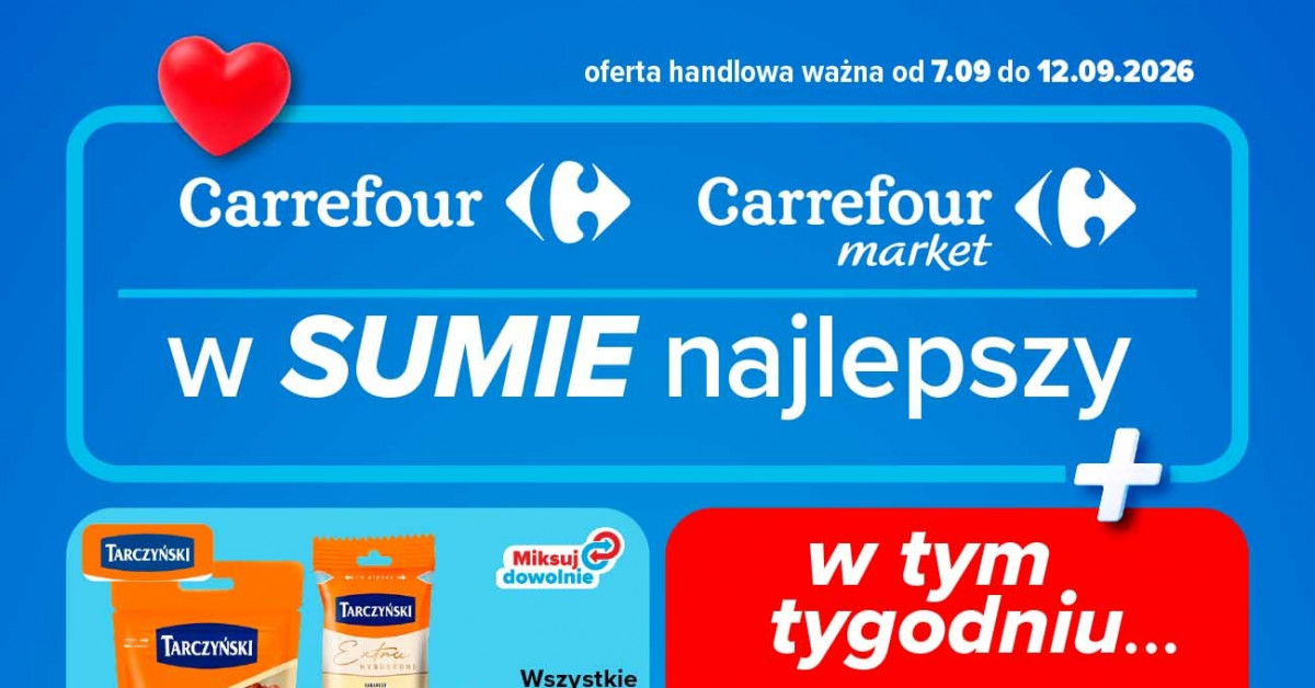 Cała gazetka Carrefour 07.09–12.09: 10 promocji, których nie możesz przegapić!