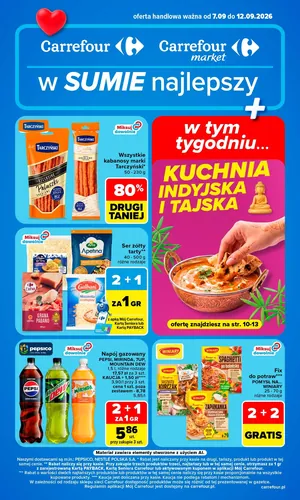 Gazetka Carrefour, Market w SUMIE najlpeszy, od poniedziałku