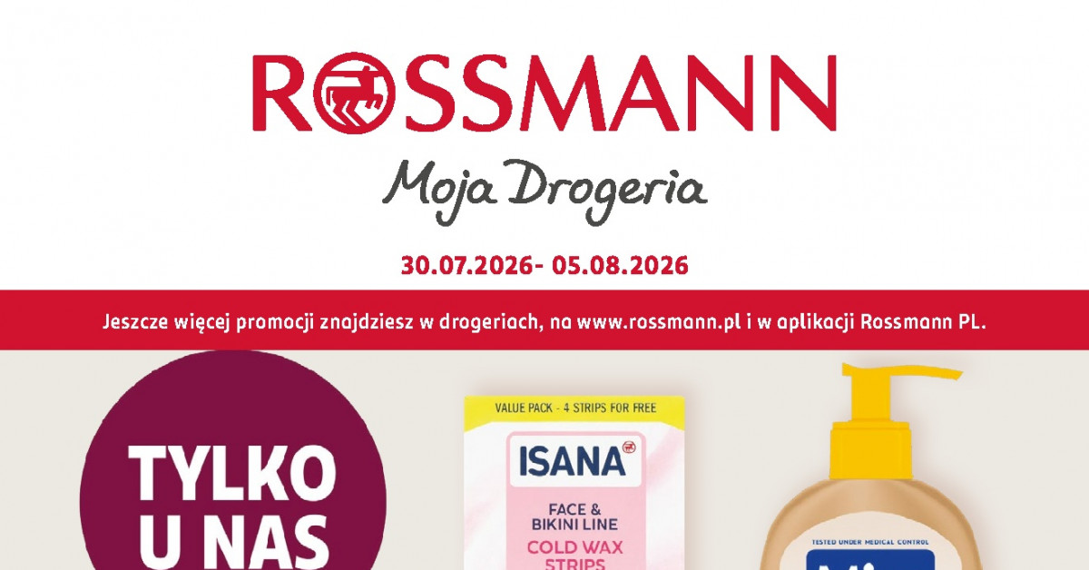 Nowa gazetka Rossmann (30.07–05.08) — 10 hitów, które MUSISZ zobaczyć
