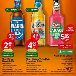 Piwo Warka Classic 0.0%