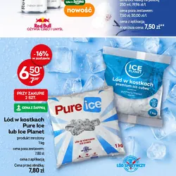 Lód w kostkach Pure Ice lub Ice Planet