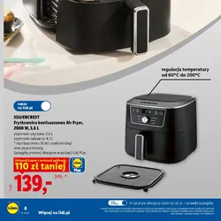 Frytkownica beztłuszczowa Air Fryer, 2000 W, 3,6 L