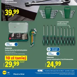 PARKSIDE Zestaw kluczy lub miniwkrętaków