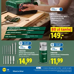 PARKSIDE Zestaw wierteł, 11 elementów