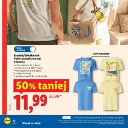 ESMARA/ESMARA MEN T-shirt damski lub męski z bawełny