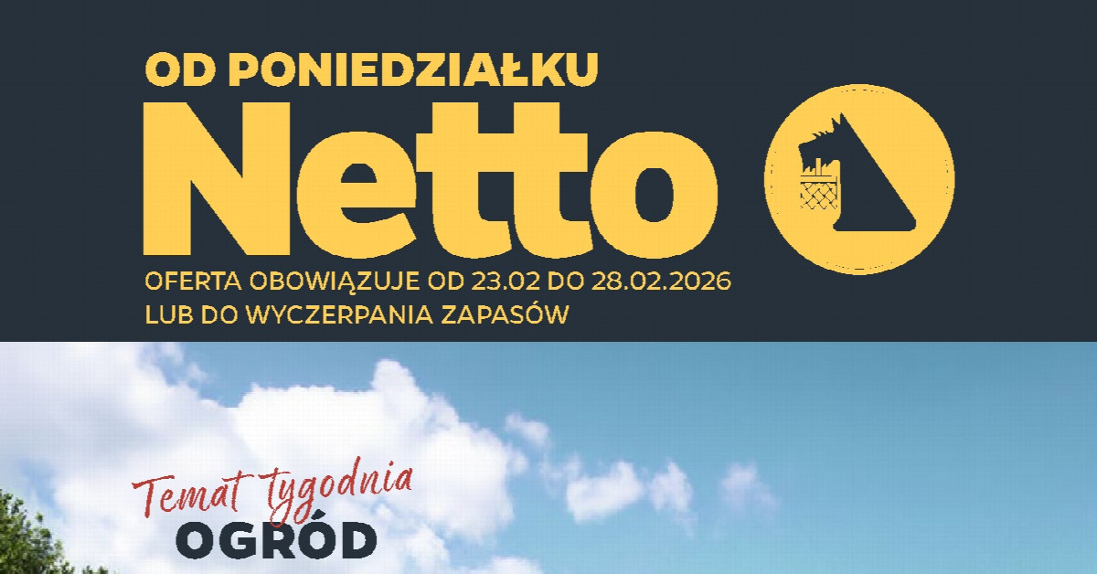 Top promocje Netto: szklarnie od 35 zł, Vileda za 89 zł i inne okazje, których nie możesz przegapić