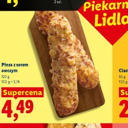 Pinsa z serem owczym