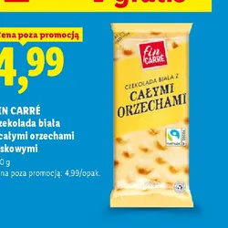 Czekolada biała z całymi orzechami laskowymi