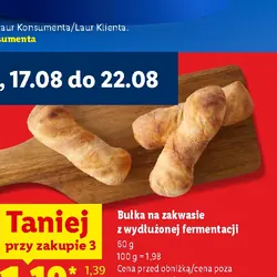 Bułka na zakwasie z wydłużonej fermentacji