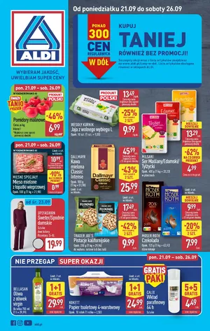 Pełna oferta od poniedziałku 21.09 do soboty 26.09