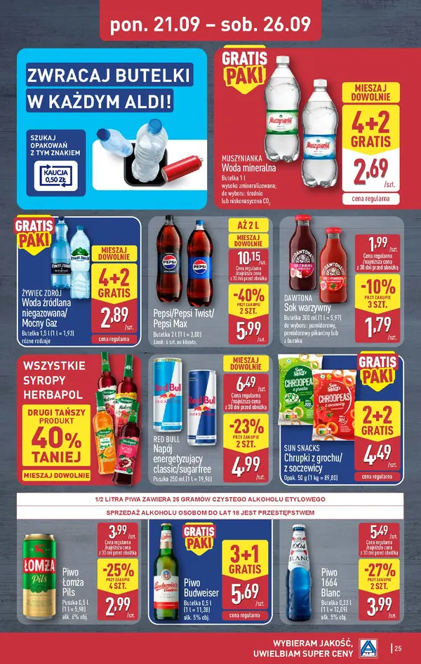 Strona 25 gazetki Aldi