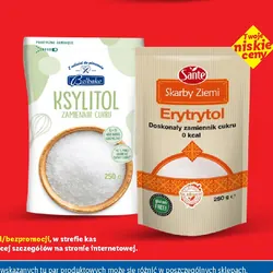 Ksylitol lub erytrytol