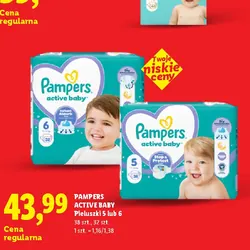 Pampers Active Baby Pieluszki 5 lub 6