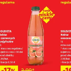 Solevita Nektar z czerwonych grejpfrutów