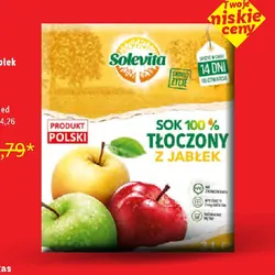 Solevita Sok 100% tłoczony z jabłek